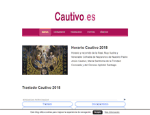 Tablet Screenshot of cautivo.es